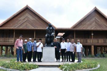 Umar Ahmad, SP. Terima kunjungan Ketua PWNU Provinsi Lampung